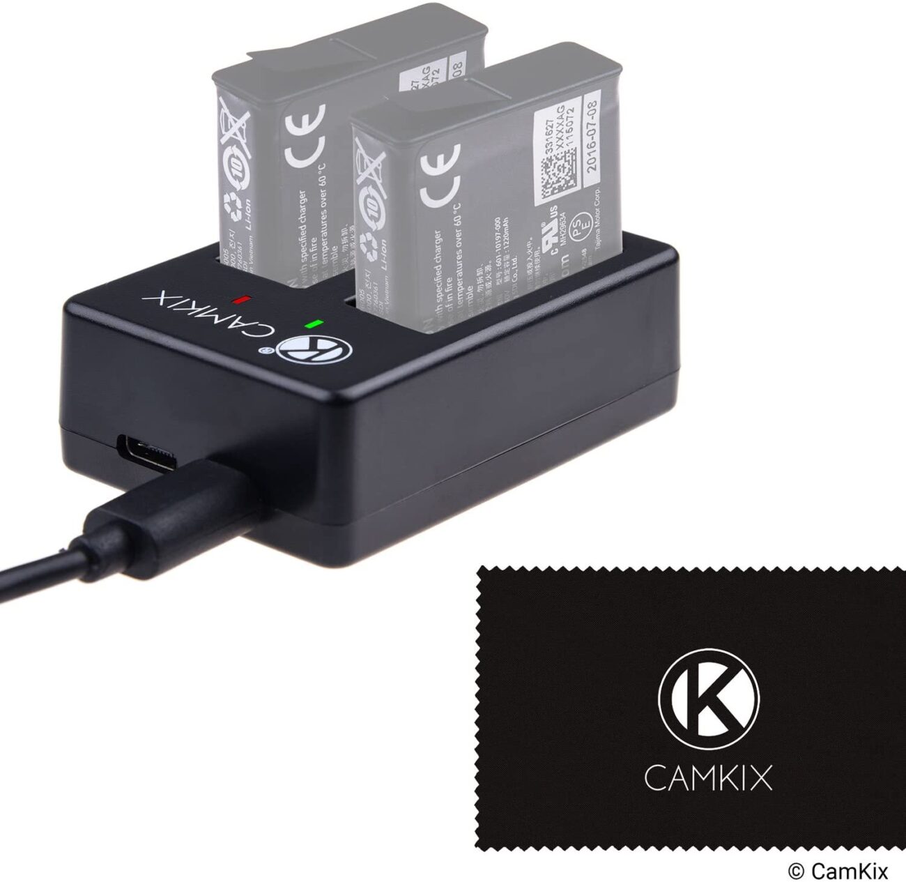 Caricabatterie CamKix per GoPro Hero 5 Black